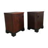 Pair of art deco nightstands