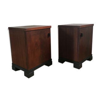 Pair of art deco nightstands