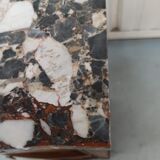 Bedside table art deco top marble