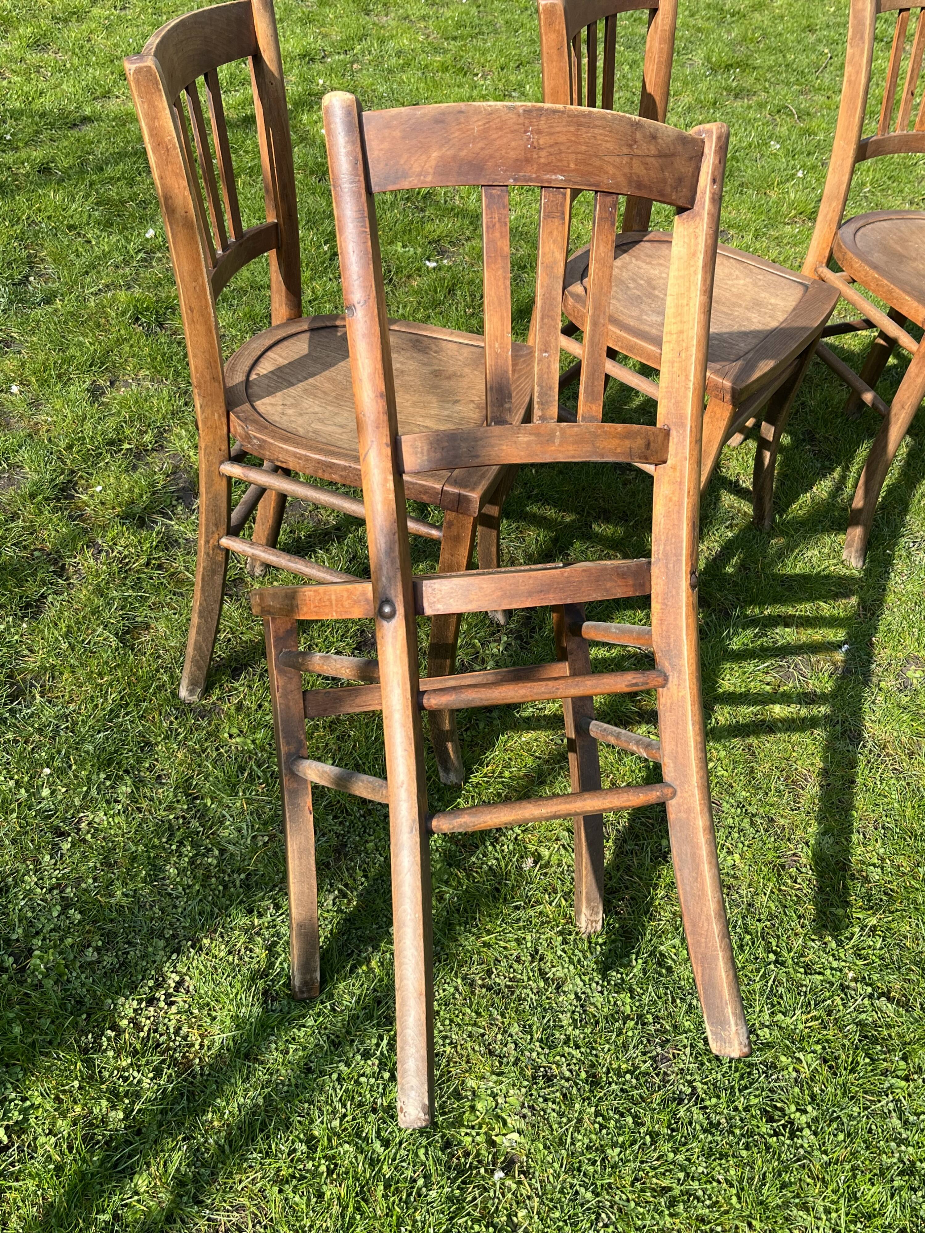 Set de 4 chaises de bistrot Luterma