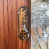 Paravent Baumann bois autoportant vague pliable vintage 1950