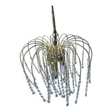 Vintage Italian Cascade 3-Light Chandelier with Tassels