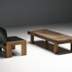 Low Farmhouse Coffee Table, France, Late 19th Century