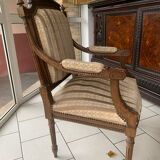 Paire fauteuil, style Louis XVI circa 1900