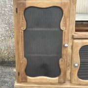 Low sideboard, bar, storage unit, wood, compass legs,