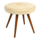 Scandinavian "tripod" stool in beechwood, Sweden, 1950