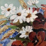 Old bouquet painting