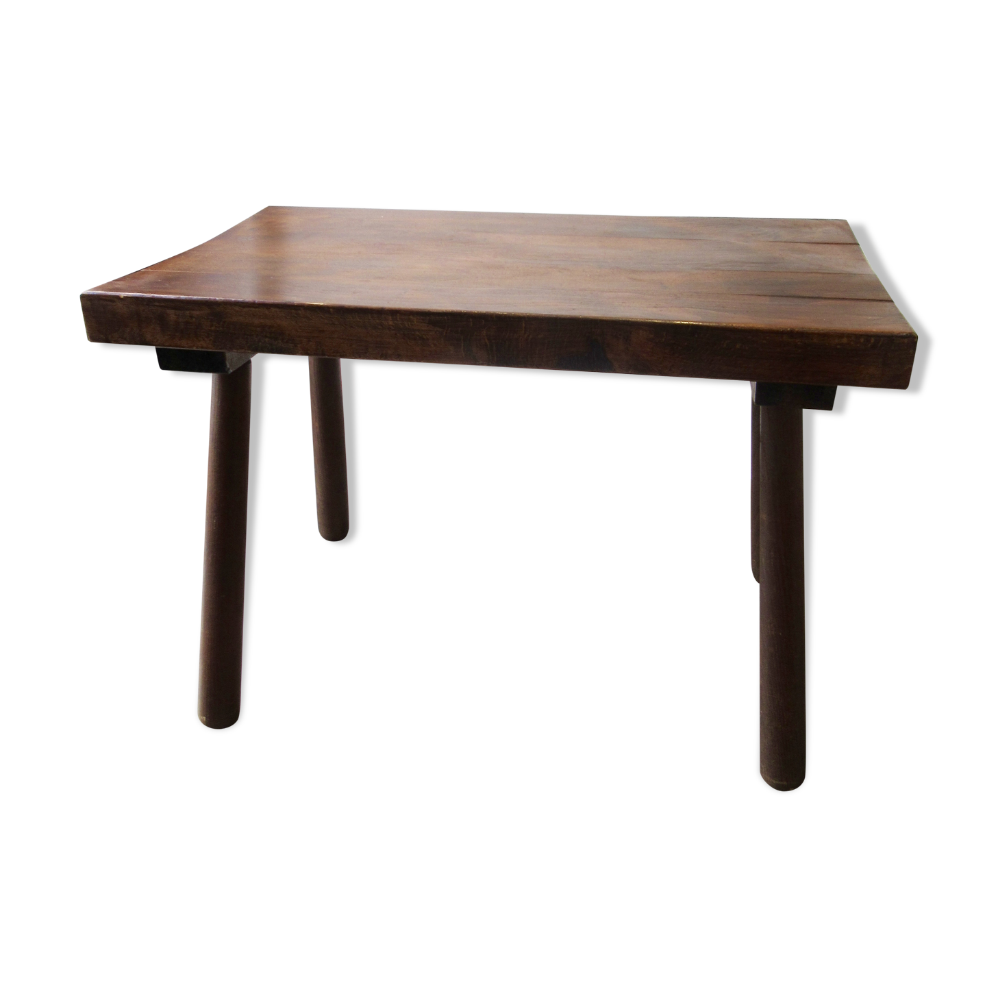 Table low spirit campaign in solid wood.
