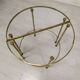Golden brass coffee tables