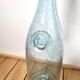 Biot carafe in blue blown glass