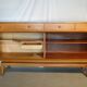 Enfilade scandinave en bois blond et teck