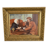 Orientalist oil on canvas signed k.matetschk