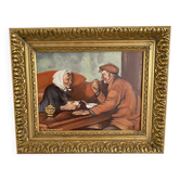 Huile sur toile orientaliste signée k.matetschk