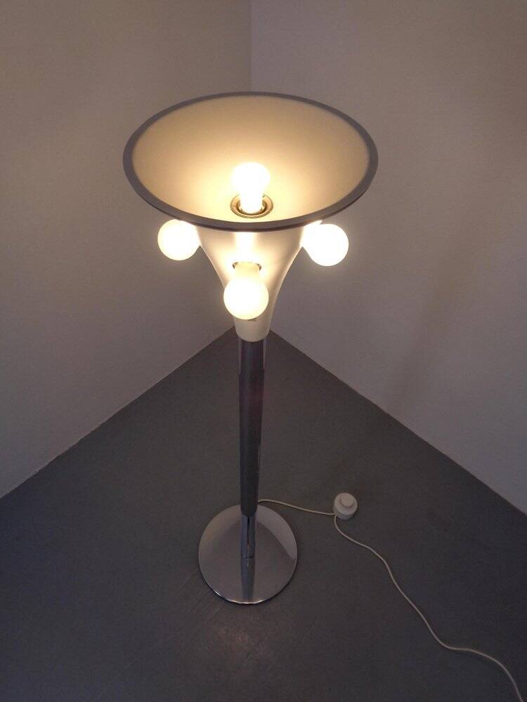Large Space Age Floor Lamp from Staff, 1960s