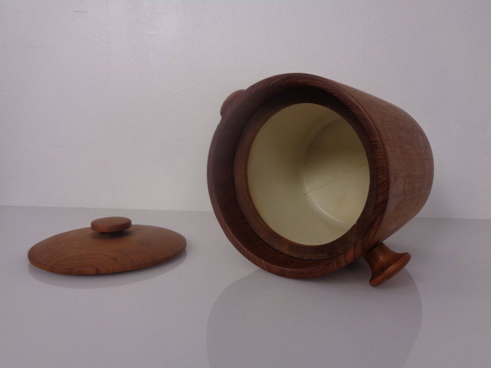 Danish Teak Ice Bucket 1960s