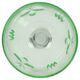 Set of 8 Val Saint Lambert Uranium Glass Aperitif Glasses