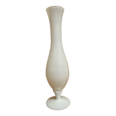 White opaline soliflore vase
