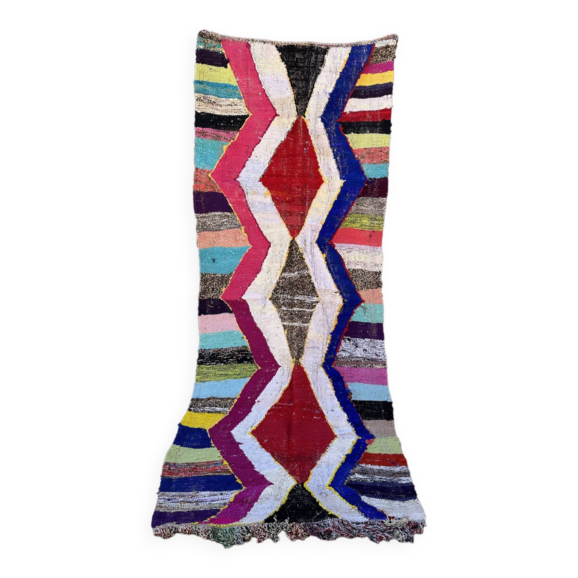 Colorful Moroccan rug - 140 x 269 cm
