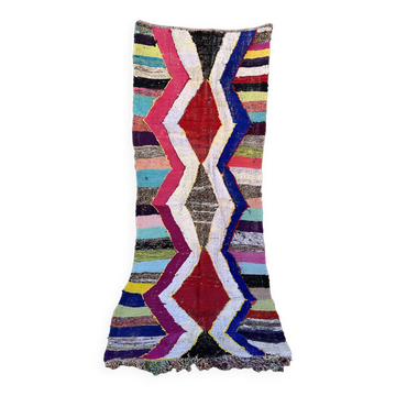 Colorful Moroccan rug - 140 x 269 cm