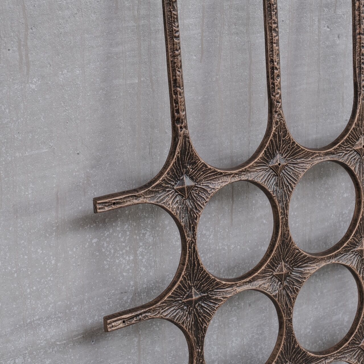 Brutalist metal mid-century wall hanging or decorative artwork (no.2)