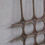 Brutalist metal mid-century wall hanging or decorative artwork (no.2)