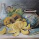 Paire de tableaux "Nature morte"
