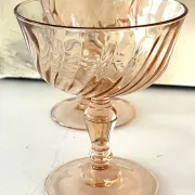 Champagne glasses – Vintage French Glass Set of 4