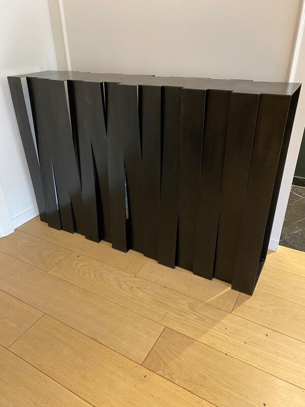 Console en métal signée Ducatteau 2014