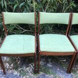 Danish Scandinavian teak chairs Uldum Möbelfabrik 60s