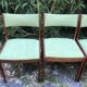 Chaises danoises scandinaves teck Uldum Möbelfabrik années 60