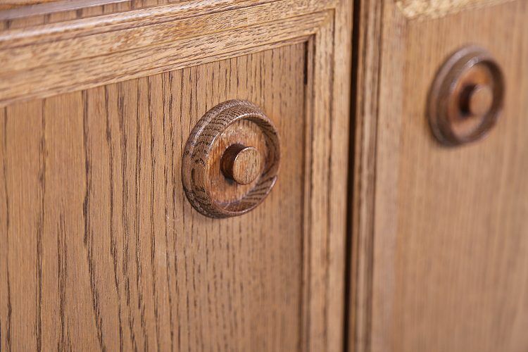 Vintage 60's German oak sideboard