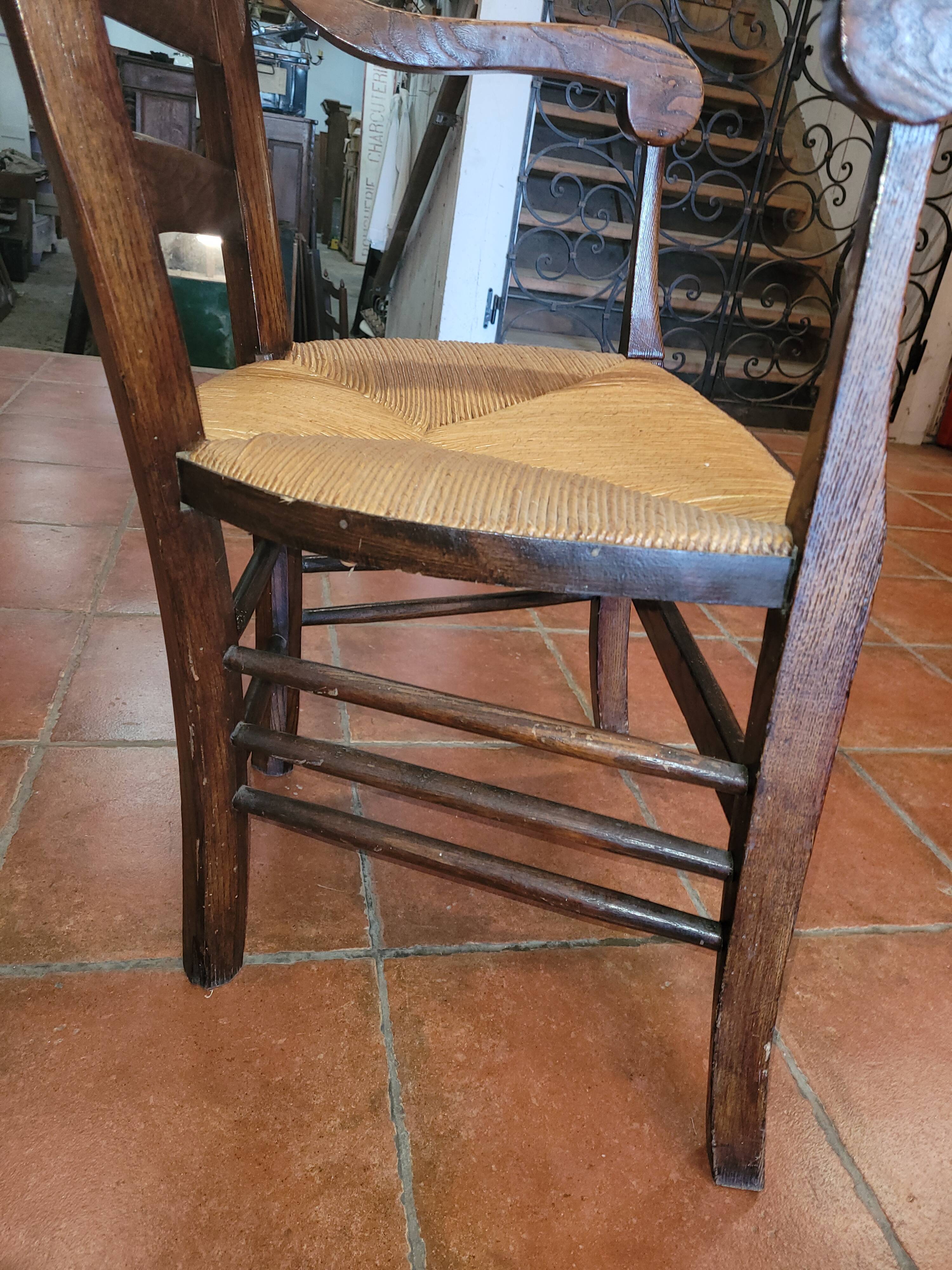 Louis Philippe antique glitter armchair