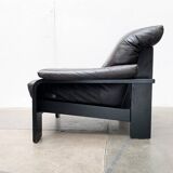 Postmodern German brutalist lounge chair by Rolf Benz for Musterring, 1990s.