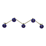 50s wall coat hook in gold metal