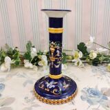 Gien candlestick cut into lamp base