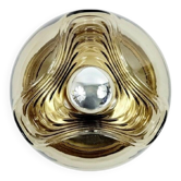 1 sur 4 'Wave' Lampes Murales en Verre par Koch & Lowy pour Peill & Putzler, années 1970