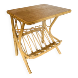 Rattan end table