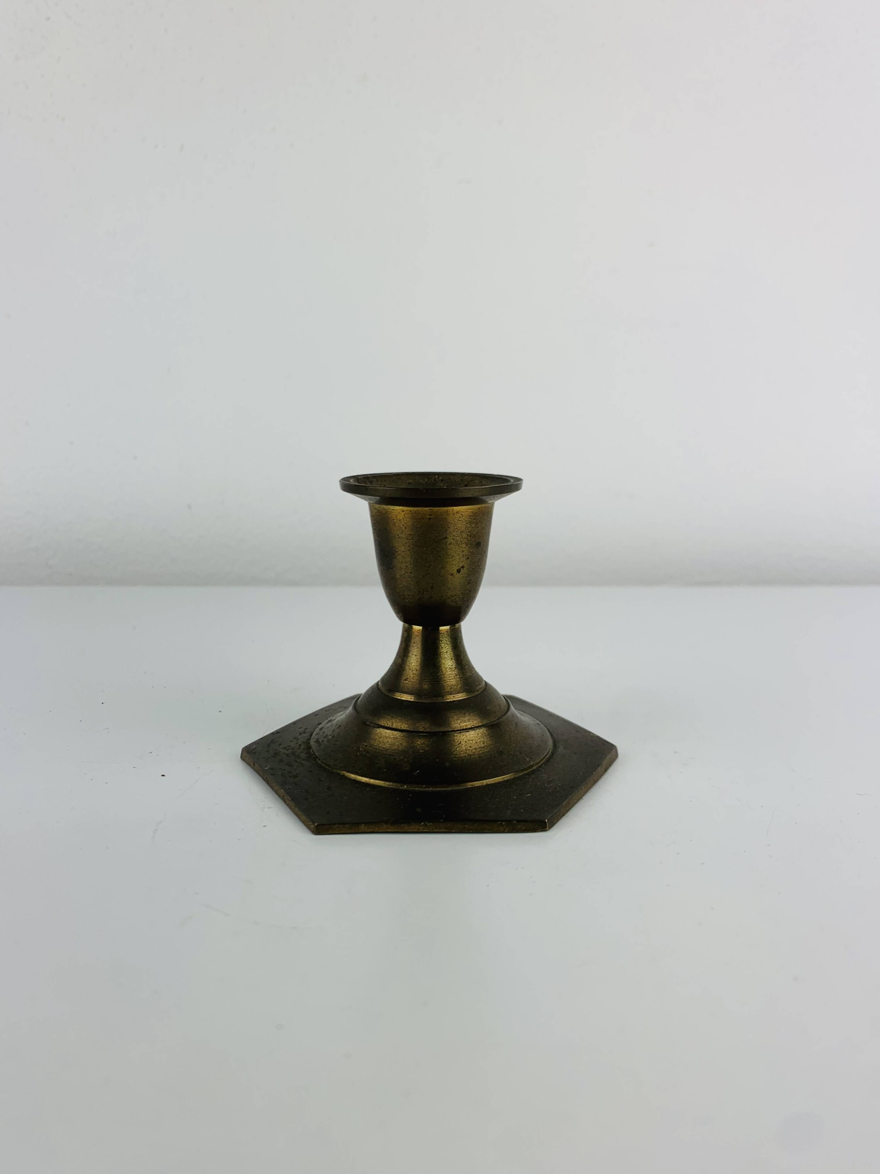 Vintage brass candlestick