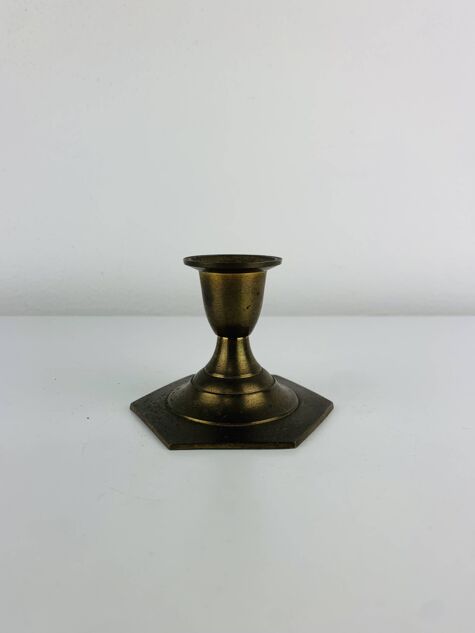 Bougeoir vintage en laiton