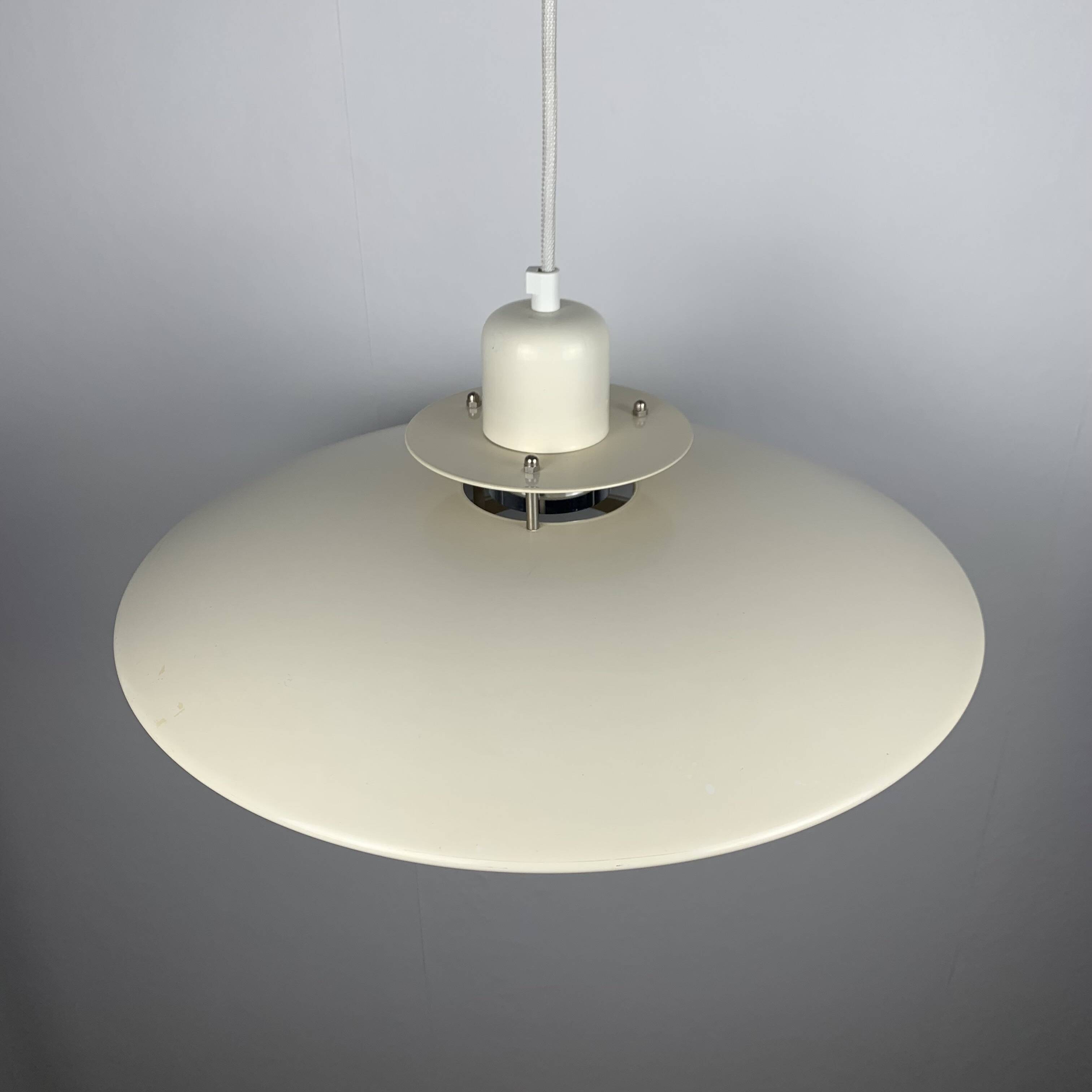 Large Danish BELID Pendant Light Model 75104, Cream