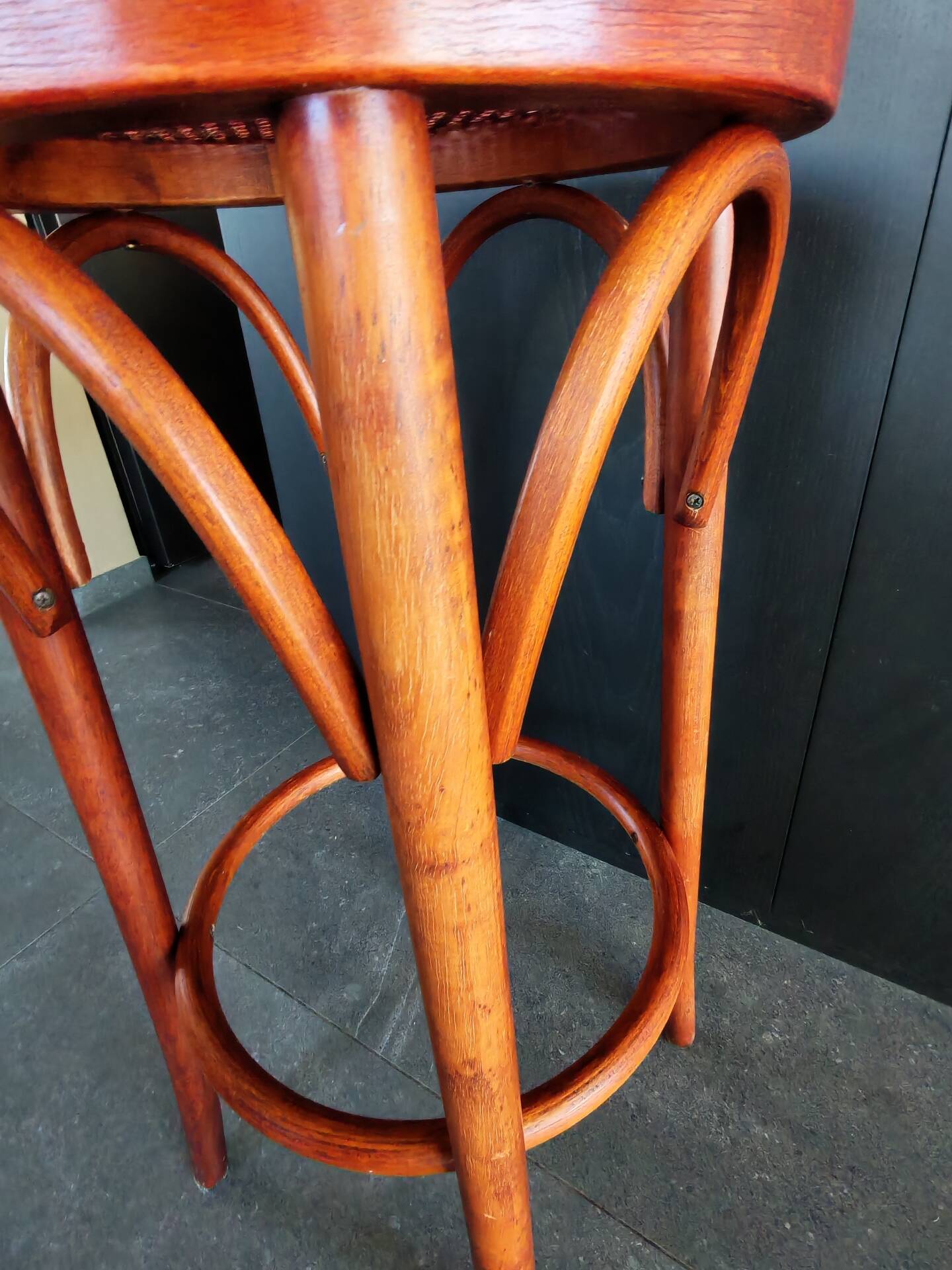Vintage Thonet bar stool