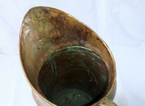 Coal bucket XIX copper pouring