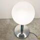 Italian glass and chrome table lamp, 1960s