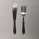 Antique 800/1000 silver carving set cutlery