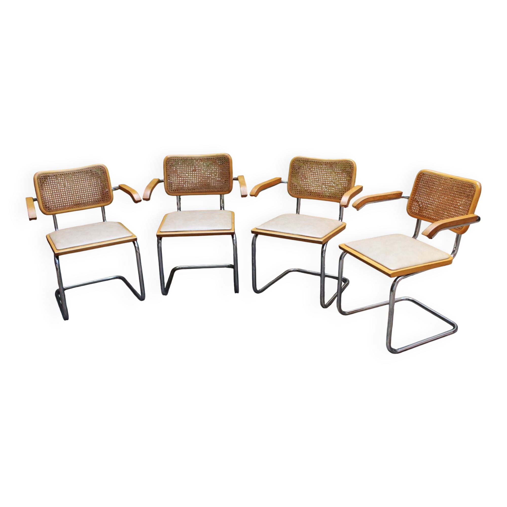 Cesca B64 x4 armchairs Marcel Breuer