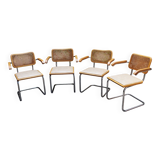 Cesca B64 x4 armchairs Marcel Breuer