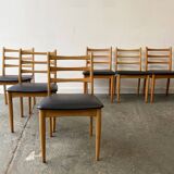 Set of 4 Mid-Century 1970’s dining chairs by Schreiber Furniture