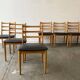 Set of 4 Mid-Century 1970’s dining chairs by Schreiber Furniture