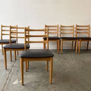 Set of 4 Mid-Century 1970’s dining chairs by Schreiber Furniture