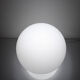 Large Opaline Blown Glass Lamp, 1970s